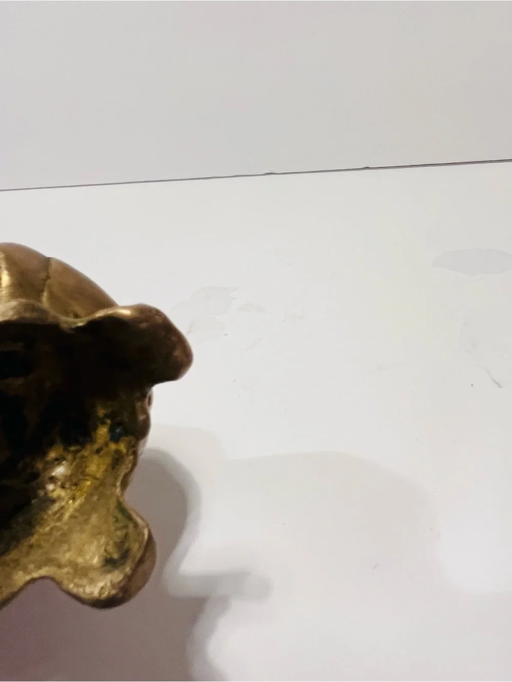 Antique Solid Brass Decorative Small Pitcher 6.5” Heavy